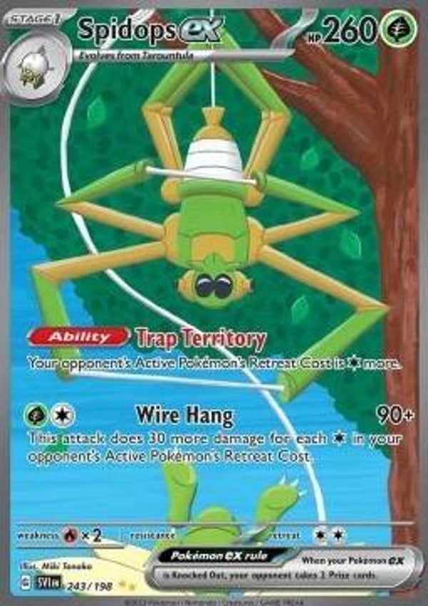 Chase Card - Spidops 243 - Scarlet & Violet