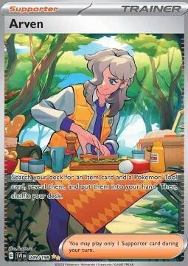 Chase Card - Arven 249 - Scarlet & Violet