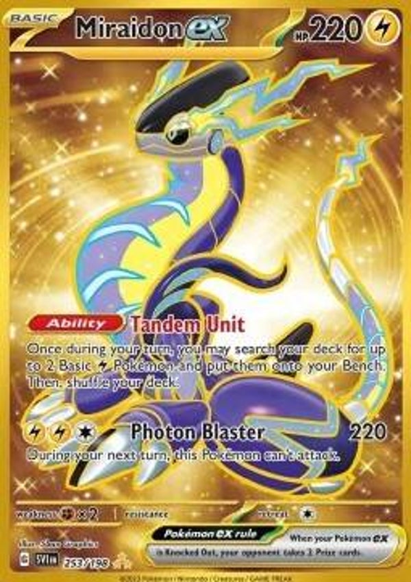 Chase Card - Miraidon 253 - Scarlet & Violet