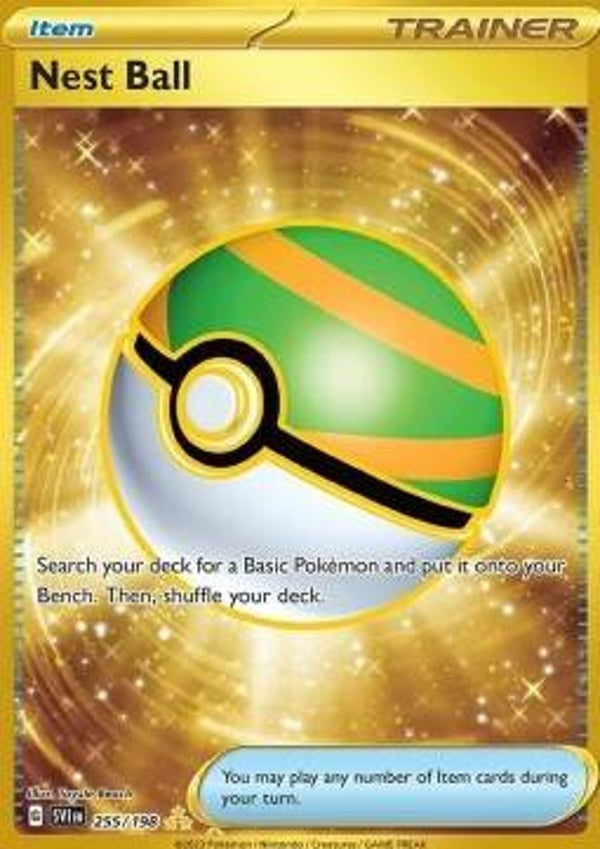 Chase Card - Nest  Ball 255 - Scarlet & Violet