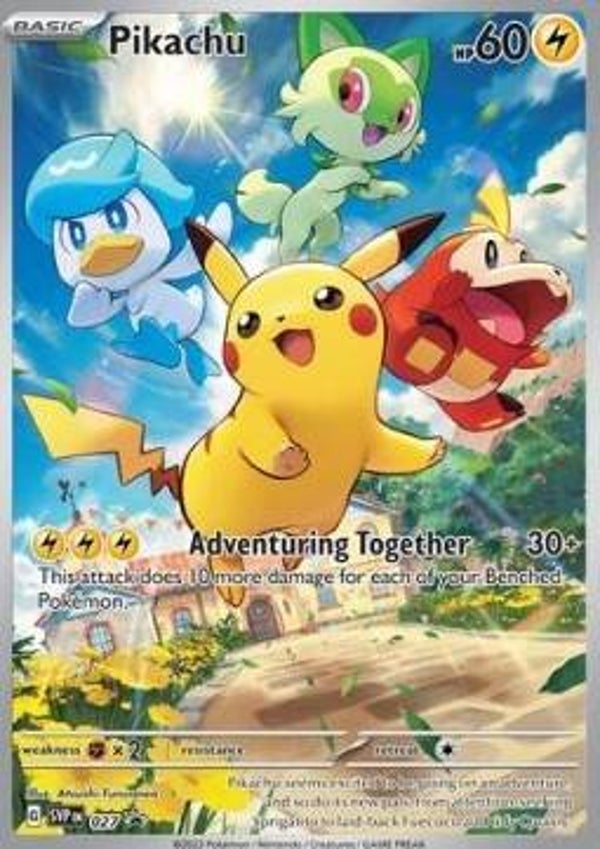 Chase Card - Pikachu 027 - Promo SEALED