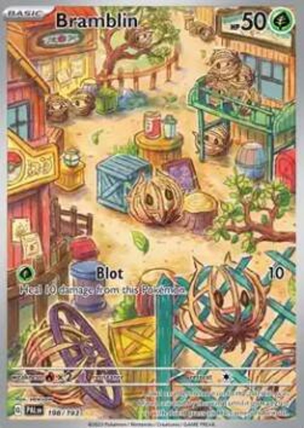 Chase Card - Bramblin 198 - Paldea Evolved