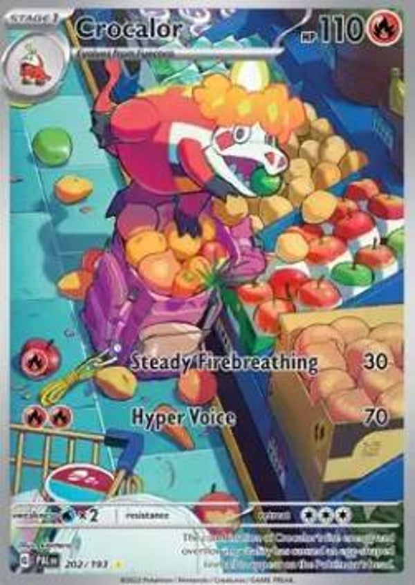 Chase Card - Crocalor 202 - Paldea Evolved
