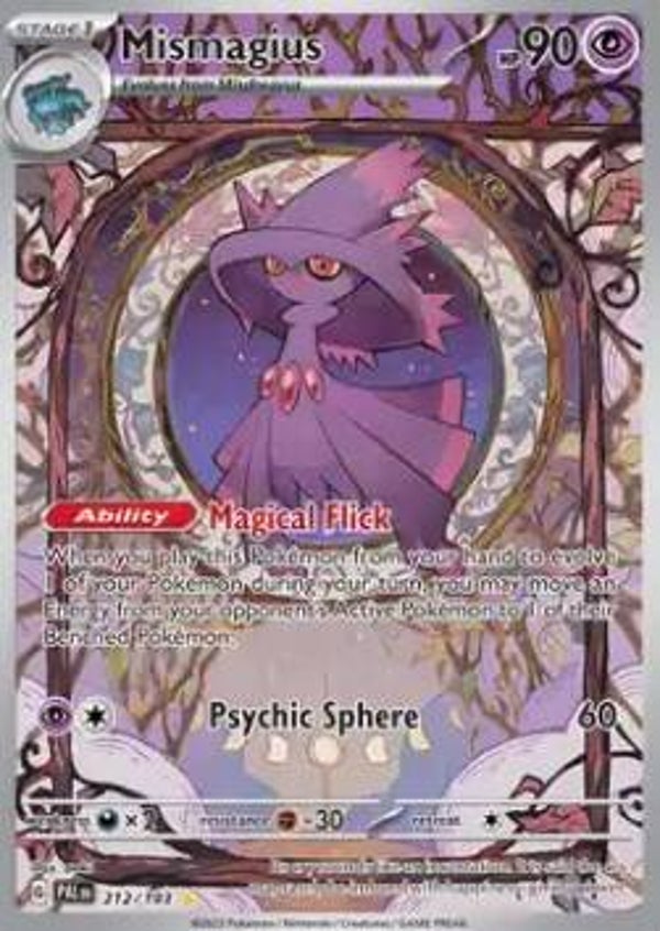 Chase Card - Mismagius 212 - Paldea Evolved