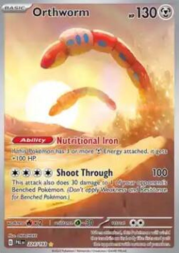 Chase Card - Orthworm 224 - Paldea Evolved