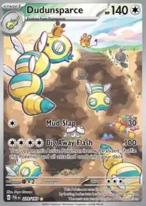Chase Card - Dudunsparce 229 - Paldea Evolved