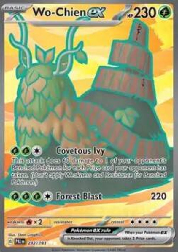 Chase Card - Wo-Chien 232 - Paldea Evolved