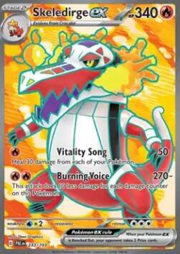 Chase Card - Skeledrige 233 - Paldea Evolved