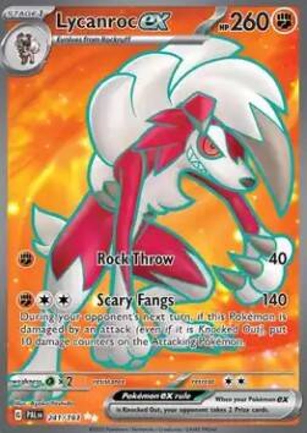 Chase Card - Lycanroc 241 - Paldea Evolved