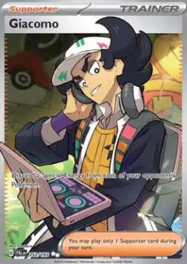 Chase Card - Giacomo 252 - Paldea Evolved