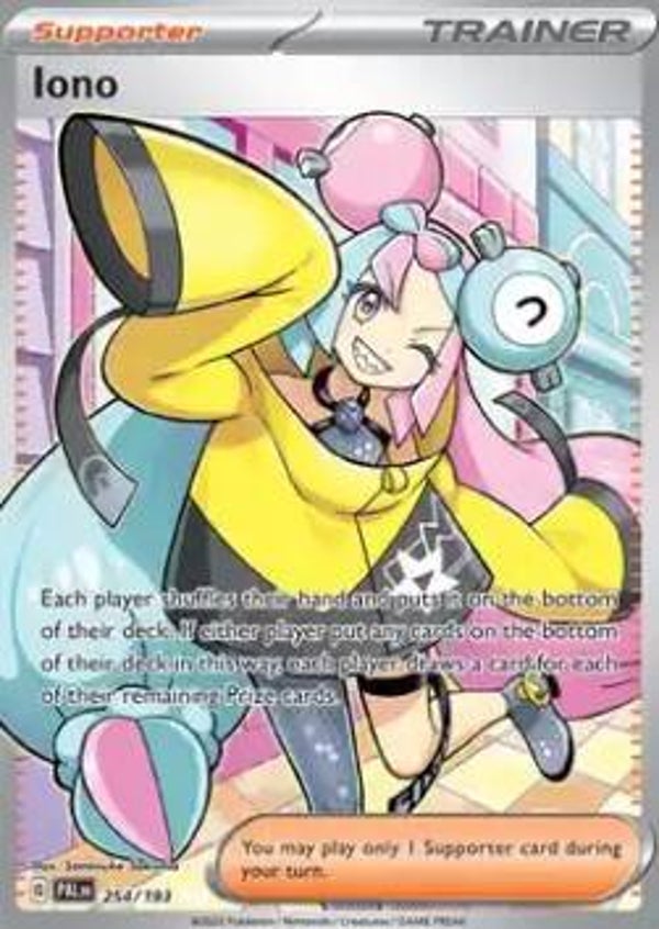 Chase Card - Iono 254 - Paldea Evolved