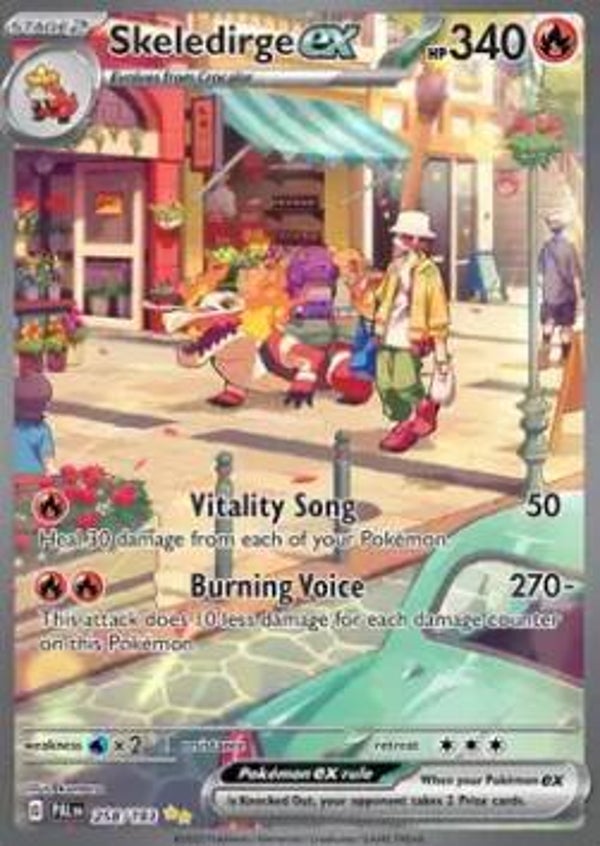 Chase Card - Skeledirge 258 - Paldea Evovled