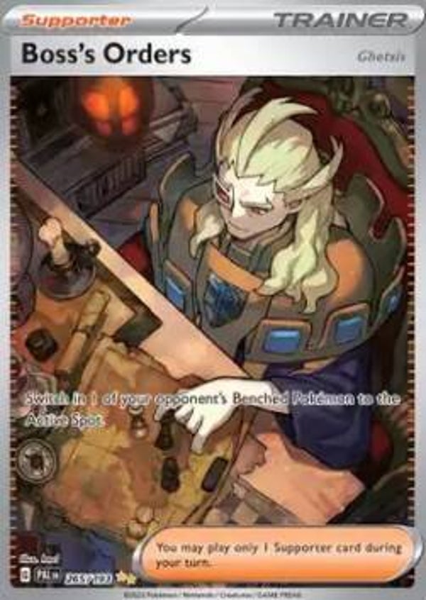 Chase Card - Boss's Orders Ghetsis 265 - Paldea Evolved