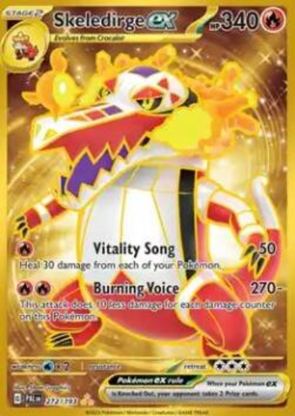 Chase Card - Skeledirge 272 - Paldea Evolved