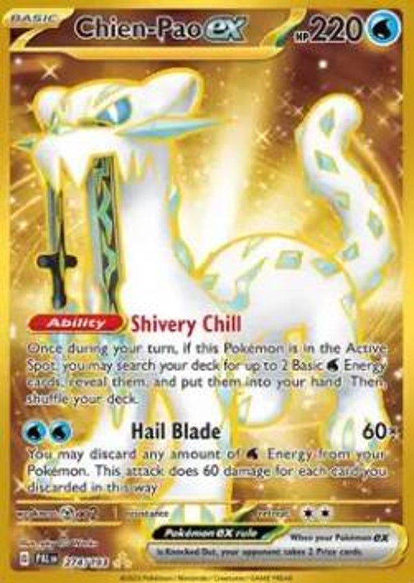 Chase Card - Chien Pao 274 - Paldea Evolved