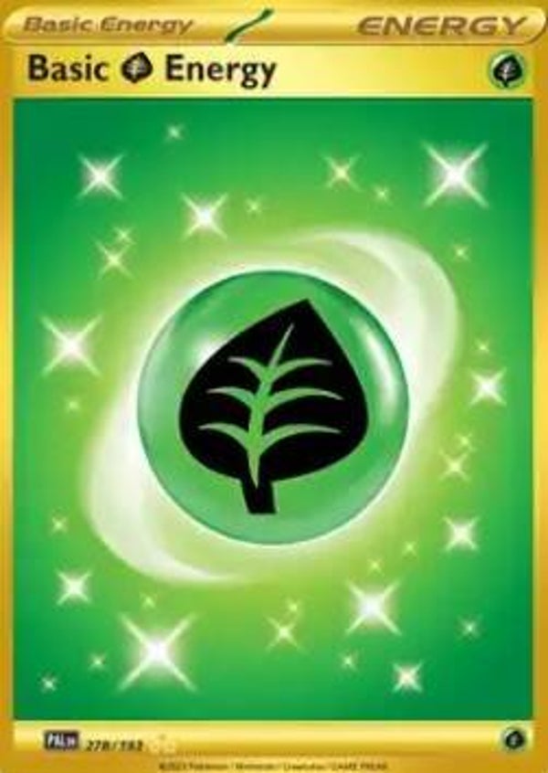 Chase Card - Basic Grass Energy 278 - Paldea Evolved