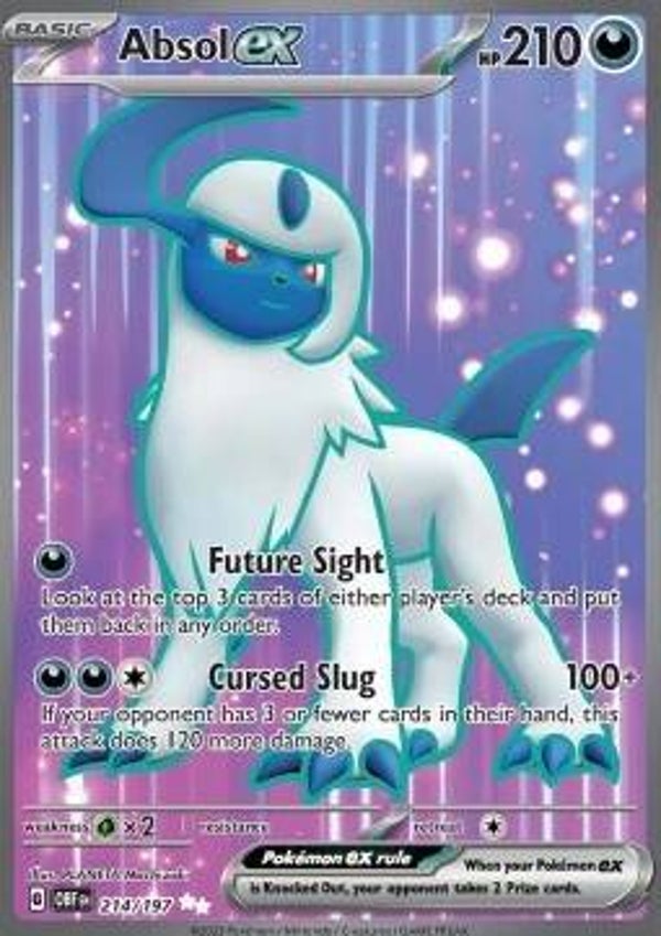 Chase Card - Absol 214 - Obsidian Flames