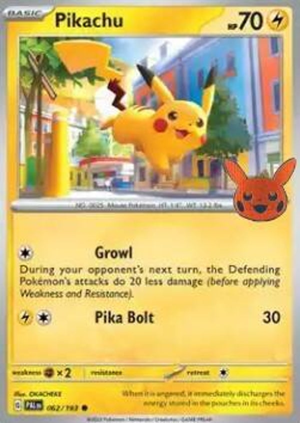 Chase Card - Pikachu 62 - Trick or Trade