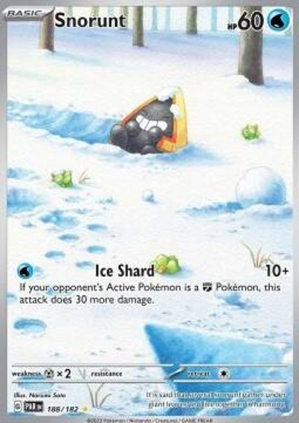 Chase Card - Snorunt 188 - Paradox Rift