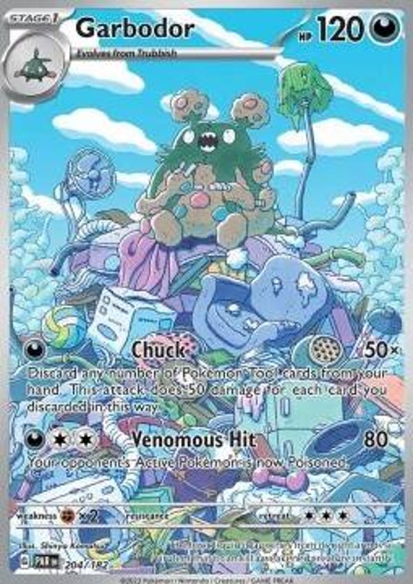 Chase Card - Garbodor 204 - Paradox Rift