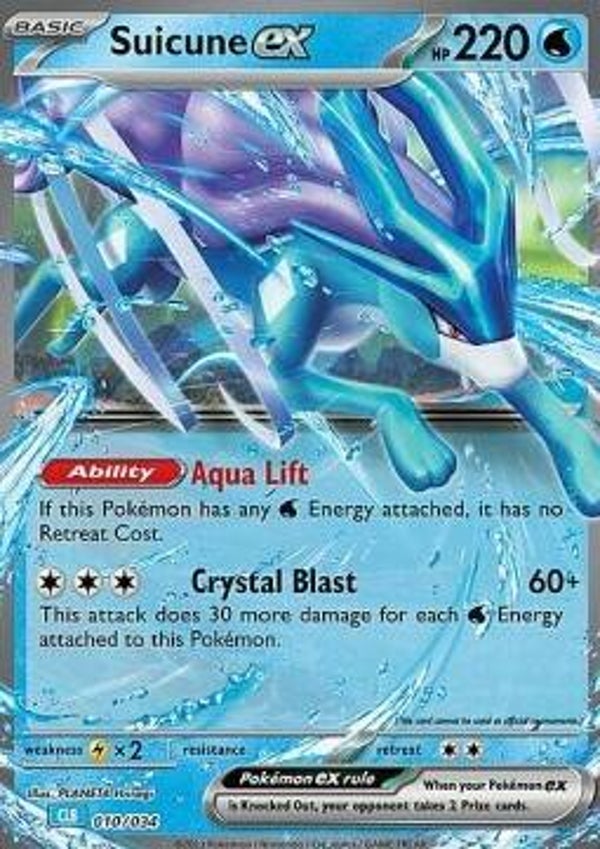 Chase Card - Suicune 010 - CLB