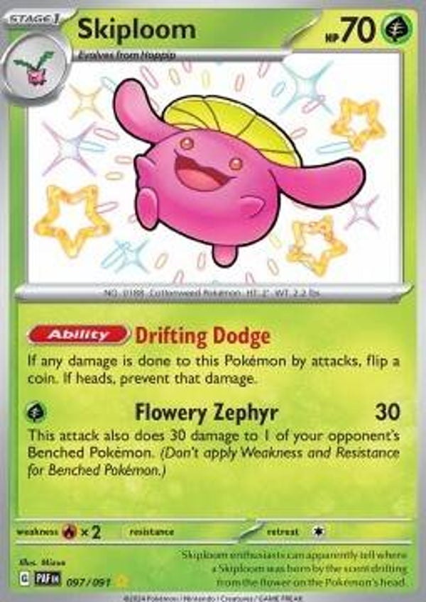 Chase Card - Skiploom 097 - Paldean Fates