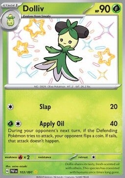 Chase Card - Dolliv 103 - Paldean Fates