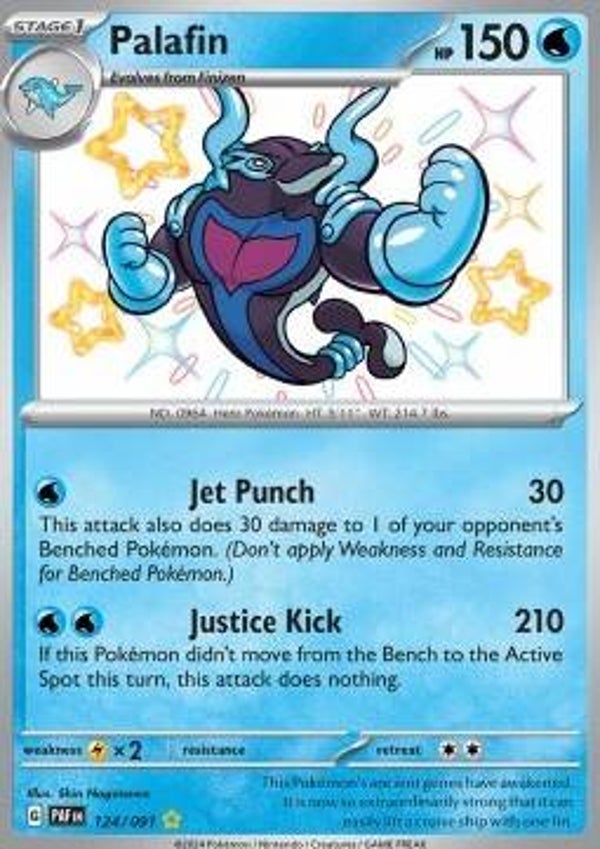 Chase Card - Palafin 124 - Paldean Fates