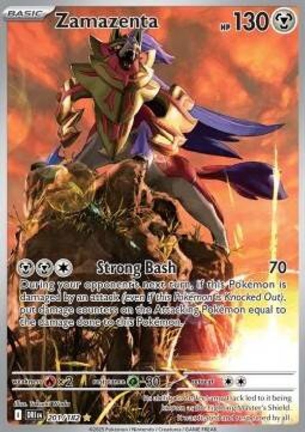Chase Card - Zamazenta 201 - Destined Rivals