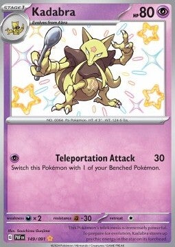 Chase Card - Kadabra 149 - Paldean Fates