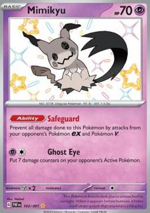 Chase Card - Mimikyu 160 - Paldean Fates
