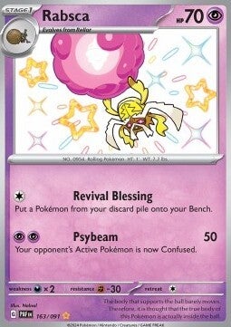 Chase Card - Rabsca 163 -  Paldean Fates