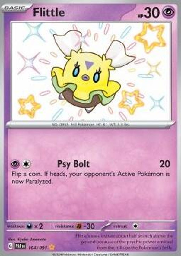 Chase Card - Flittle 164 - Paldean Fates