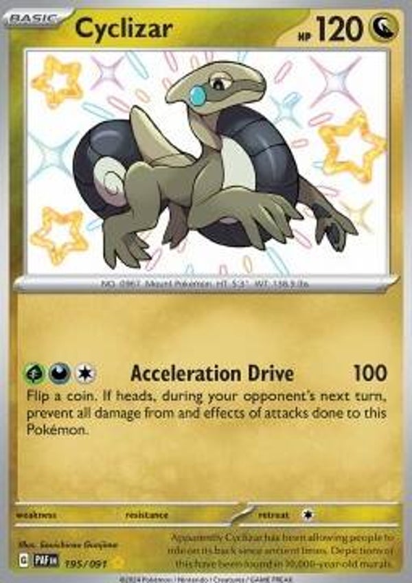 Chase Card - Cyclizar 195 - Paldean Fates
