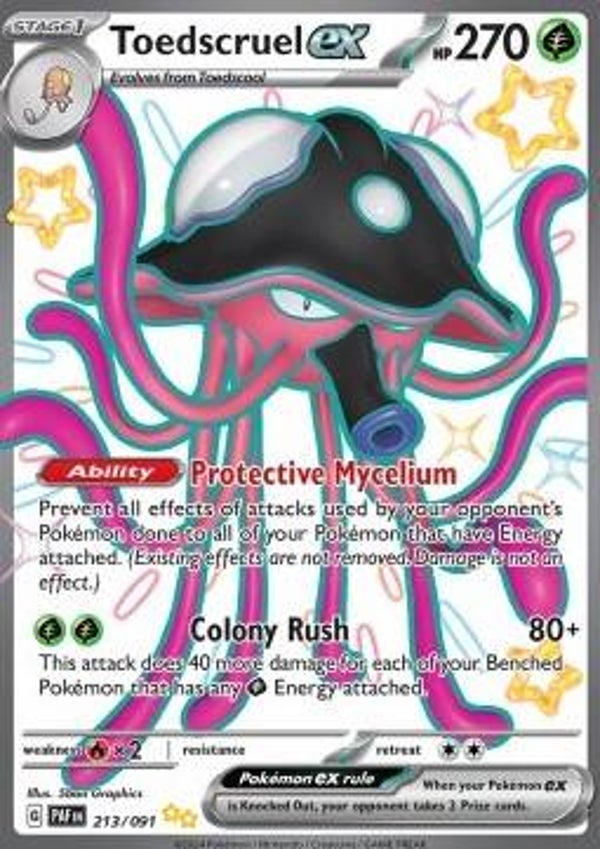 Chase Card - Toedscruel 213 - Paldean Fates