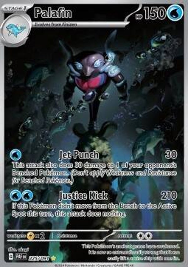Chase Card - Palafin 225 -  Paldean Fates