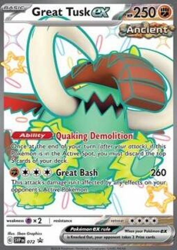Chase Card - Great Tusk 072 - Stamped Promo