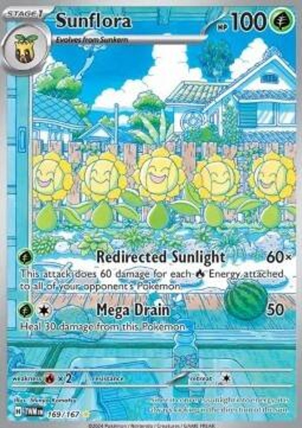 Chase Card - Sunflora 169 - Twilight Masquerade