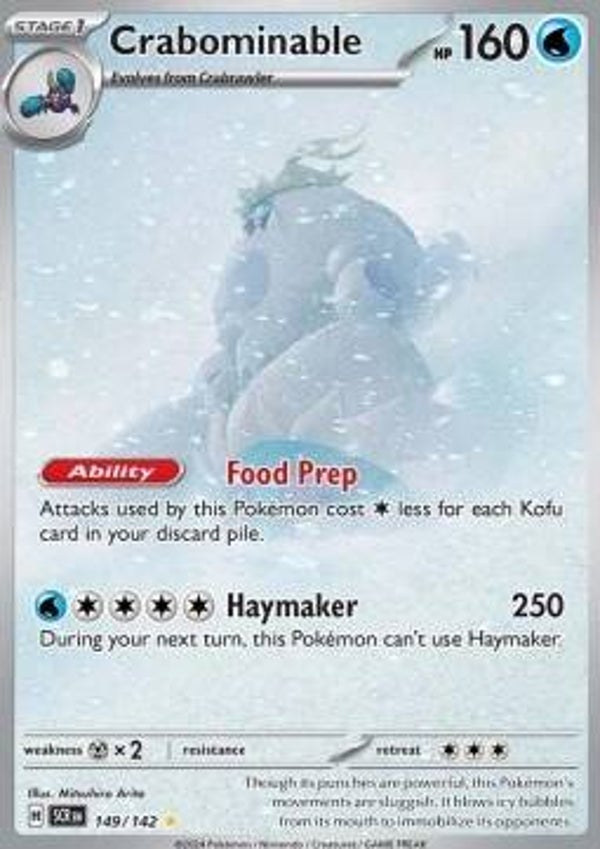 Chase Card - Crabominable 149 -  Stellar Crown