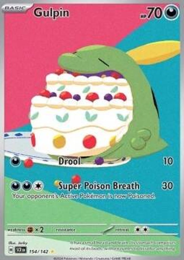 Chase Card - Gulpin 154 - Stellar Crown
