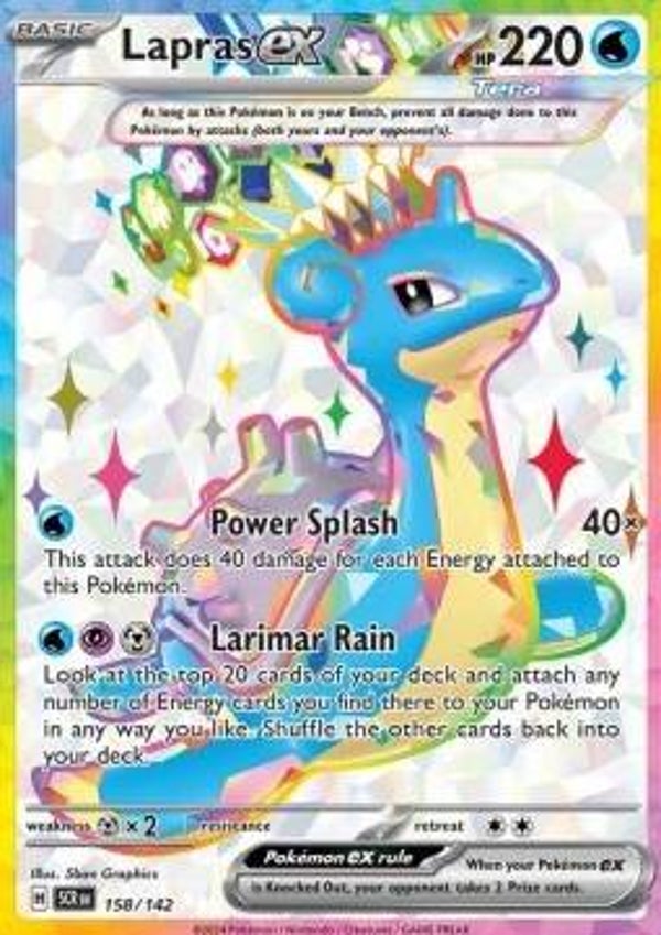 Chase Card - Lapras 158 - Stellar Crown
