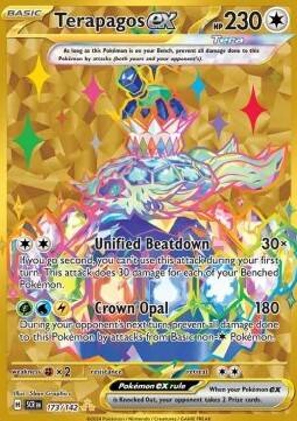 Chase Card - Terapagos 173 - Stellar Crown