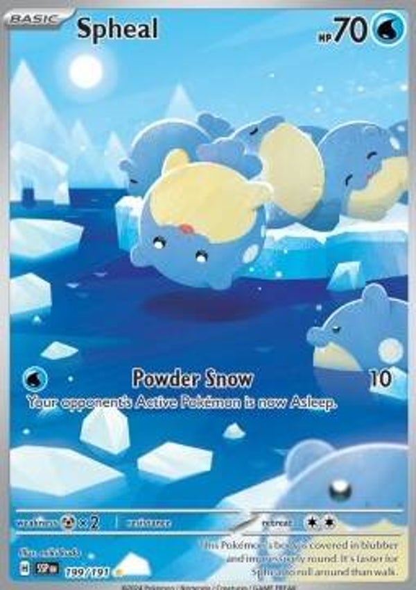Chase Card - Spheal 199 - Surging Sparks