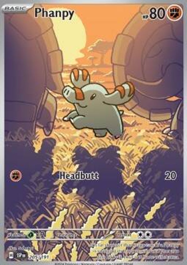 Chase Card - Phanpy 205 - Surging Sparks