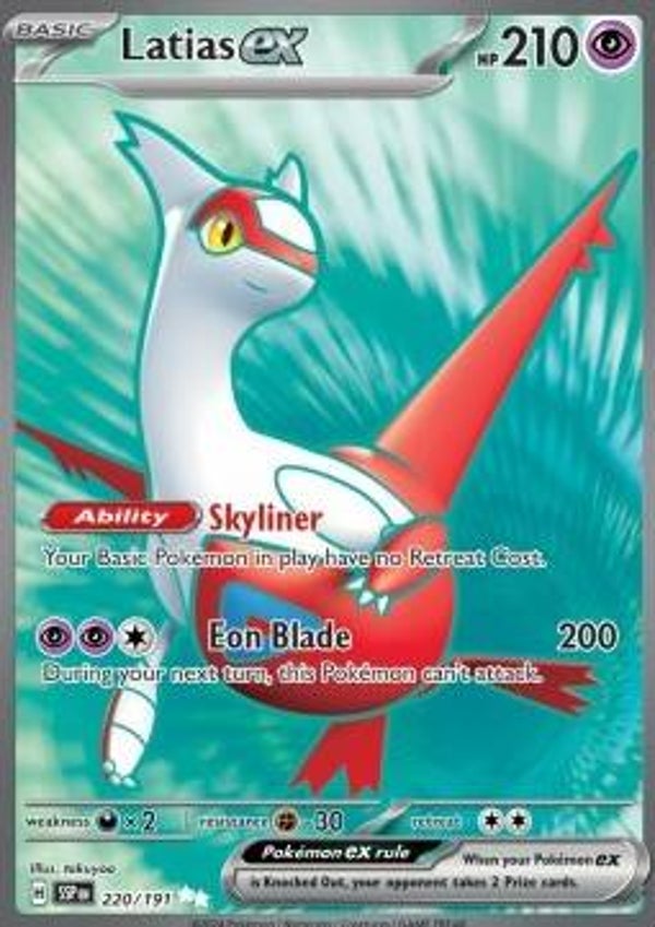 Chase Card - Latias 220 - Surging Sparks