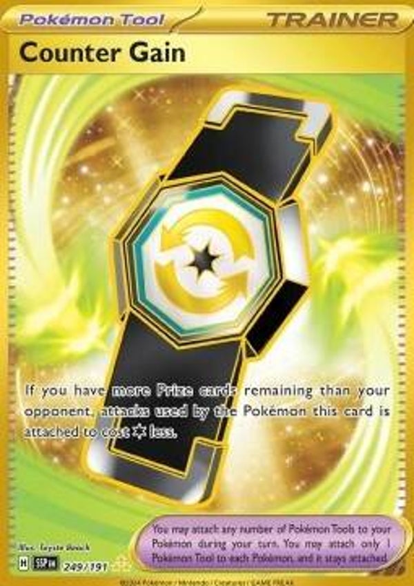 Chase Card - Counter gain 249 - Surging Sparks