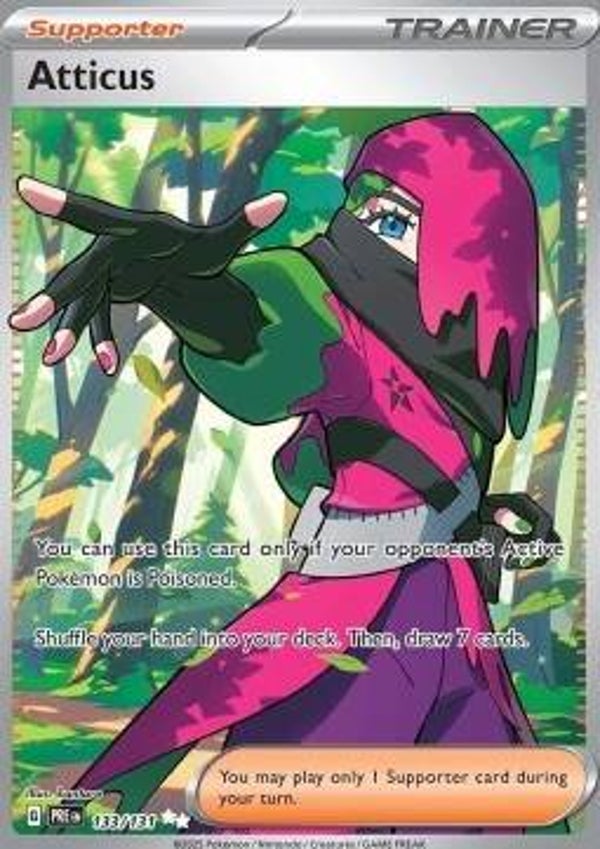 Chase Card - Atticus 133 - Prismatic Evolutions