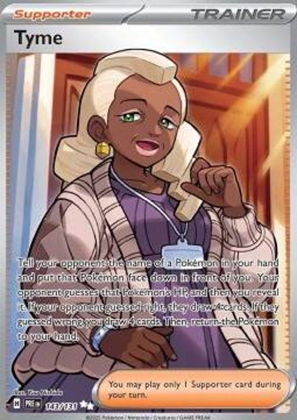 Chase Card - Tyme 143 - Prismatic Evolutions