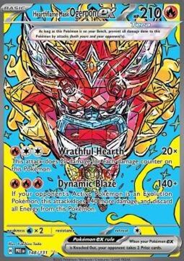 Chase Card - Hearthflame Mask Ogerpon 149 - Prismatic Evolutions