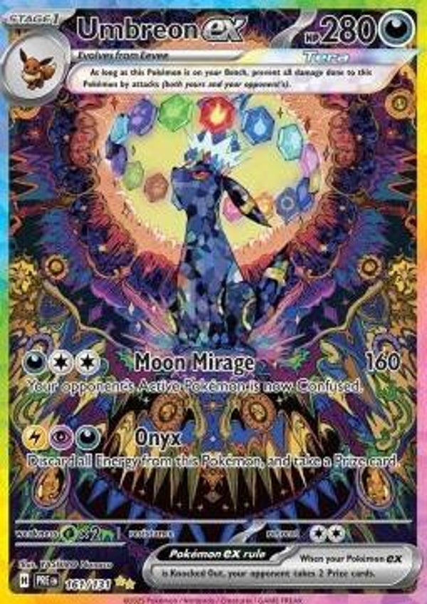 Chase Card - Umbreon 161 - Prismatic Evolutions